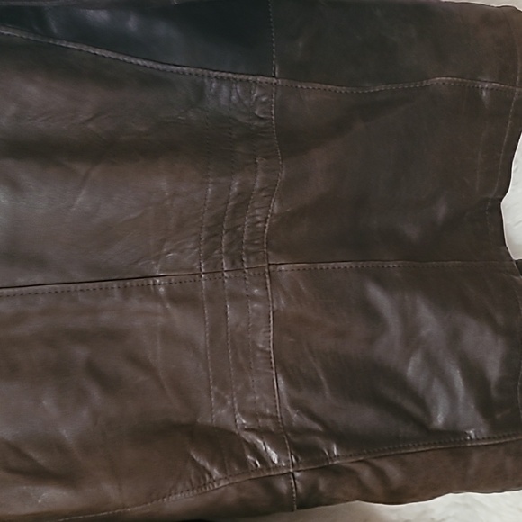 Danier, Mens,  Dark Brown Leather Military Jacket - Picture 4 of 13